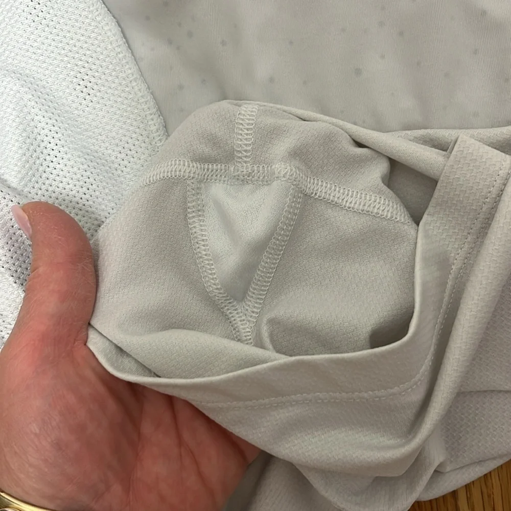 Nike White Speckled Golf Athletic Lined‎ Skirt Size Large